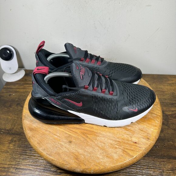 Nike Air Max 270 Anthracite Team Red Black Men's Size 10.5 Shoe DZ4402-001 - Picture 1 of 9